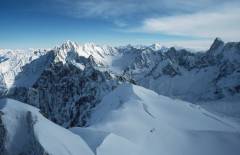 Looking over the Alps