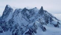 Zoomed Looking over the Alps