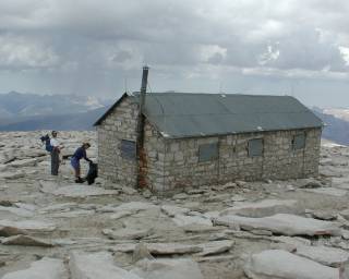 Summit Hut atop Mt. Whitney