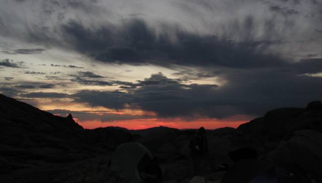 Sunrise over the Owens Valley