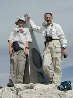 On the Summit of Guadalupe Peak