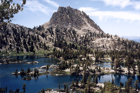 Cockscomb behind Big Margaret Lake.