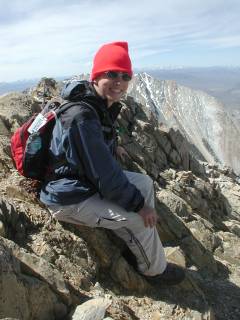 Nathan at our Highest Point on Borah Peak