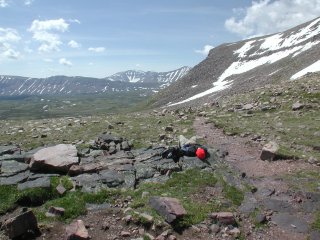 Looking South from Gunsight Pass into the Painter Basin