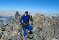 Steve on Clyde Minaret