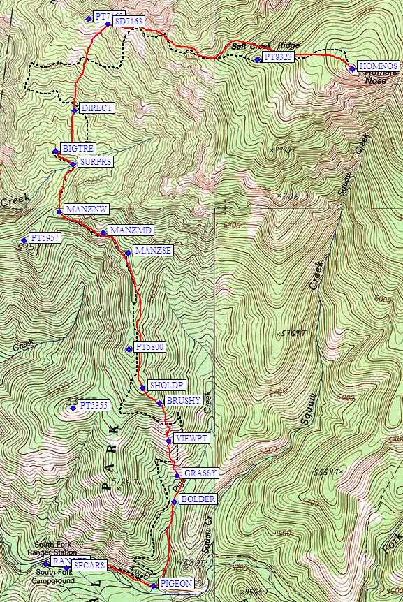 route map