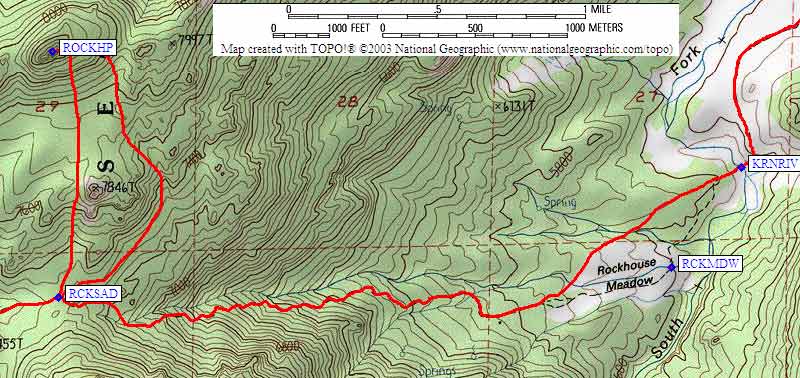 Rockhouse Meadow Map