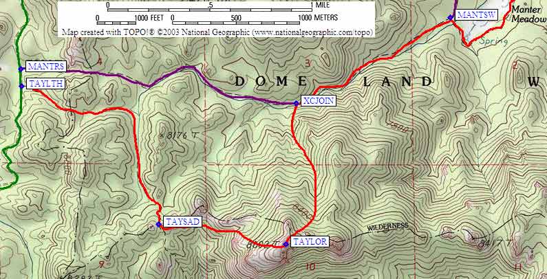 Taylor Traverse Map