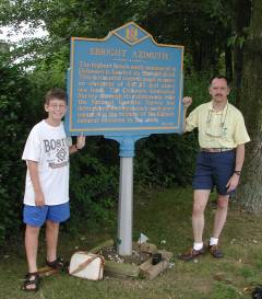 Sign Identifying the Delaware Highpoint