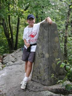 West Virginia/Maryland Marker